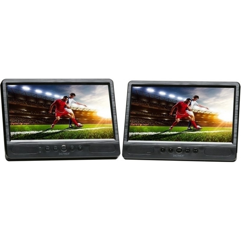 DENVER MTW-1085 TWIN Φορητό DVD 